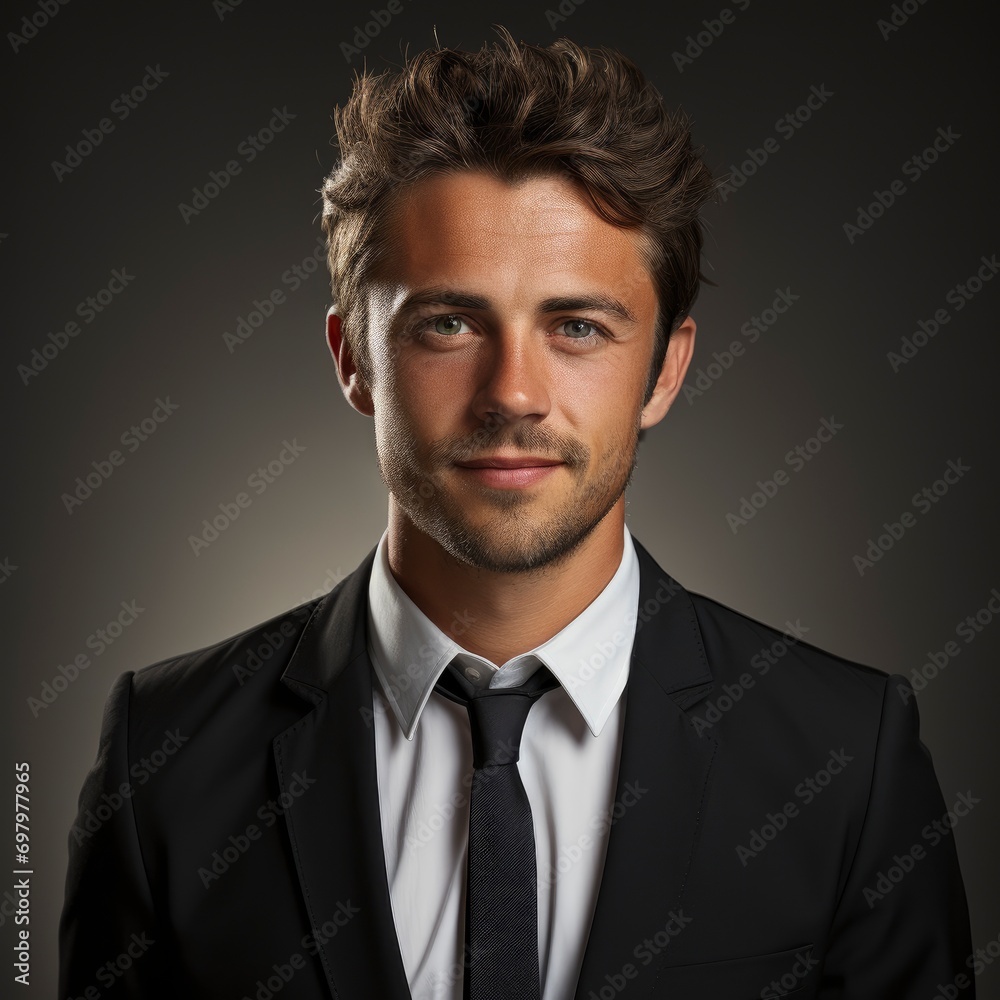 Business Man Smile Style Portrait Studio On White Background, Illustrations Images Business Man Smile Style Portrait Studio On White Background, Illustrations Images