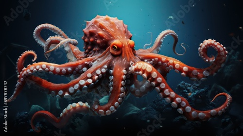 octopus in the water © Ghulam Nabi