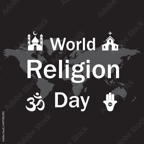 World Religion Day vector file