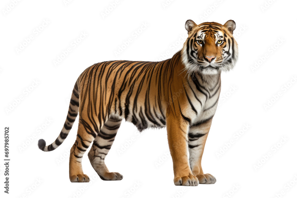Jungle Tiger Isolated On Transparent Background