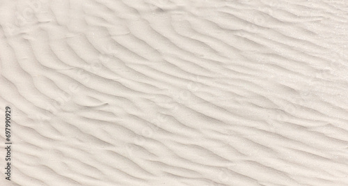 White sand in nature as an abstract background. Texture