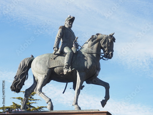 Estatua de cascorro en parque de Logroño