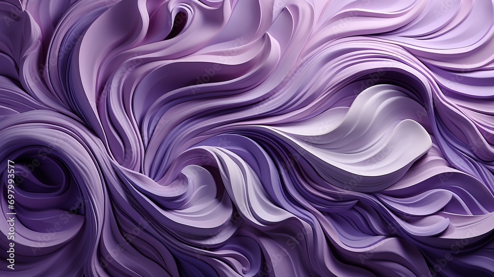 An image of a mesmerizing purple and white pattern, consisting of elegant curved lines arranged in a captivating swirling motion An image of a mesmerizing purple and white pattern, consisting of elegant curved lines arranged in a captivating swirling motion