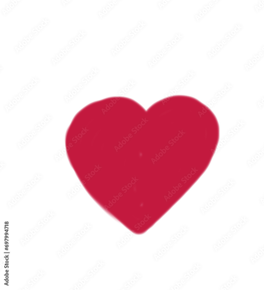Hand Drawn Heart Calligraphy PNG