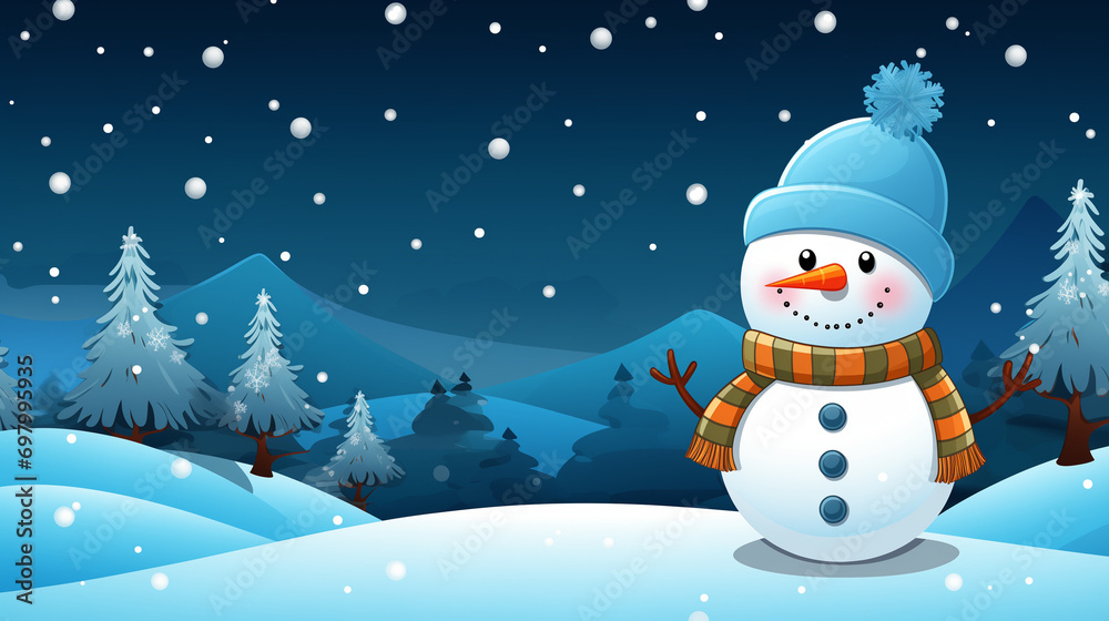Fototapeta premium Snowman