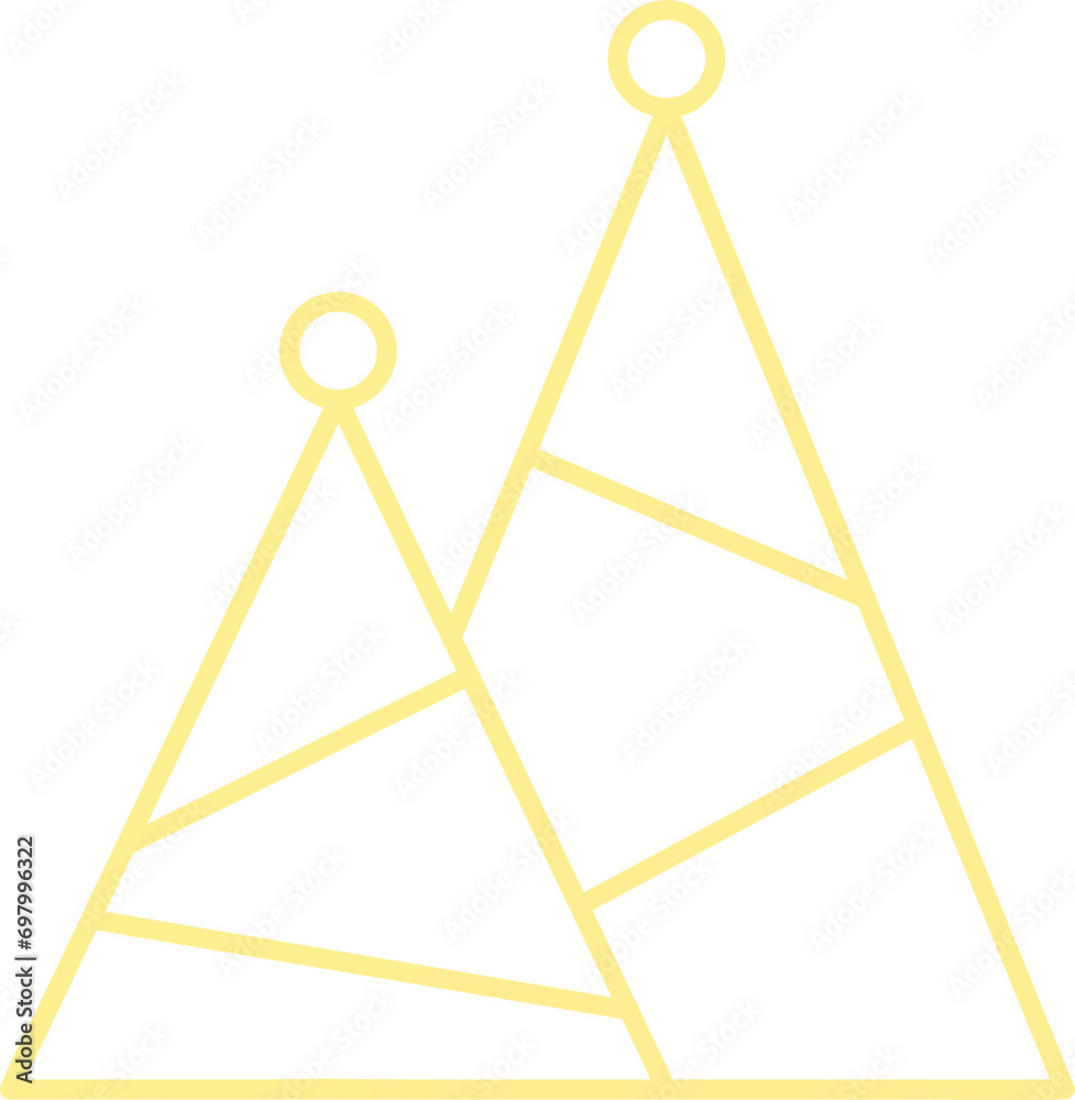 Luxury christmas tree element vector Luxury christmas tree element vector