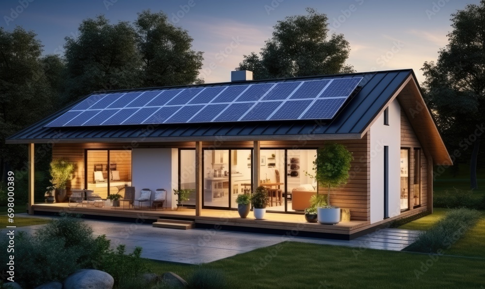 A Cozy Home Powered by the Sun A Cozy Home Powered by the Sun