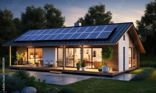 A Cozy Home Powered by the Sun photo