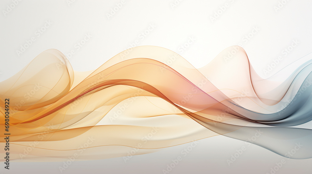 Obraz premium Abstract colourful smoke flowing movement, a mesmerizing swirl of vibrant hues dances and twists, forming a captivating and ethereal atmosphere.