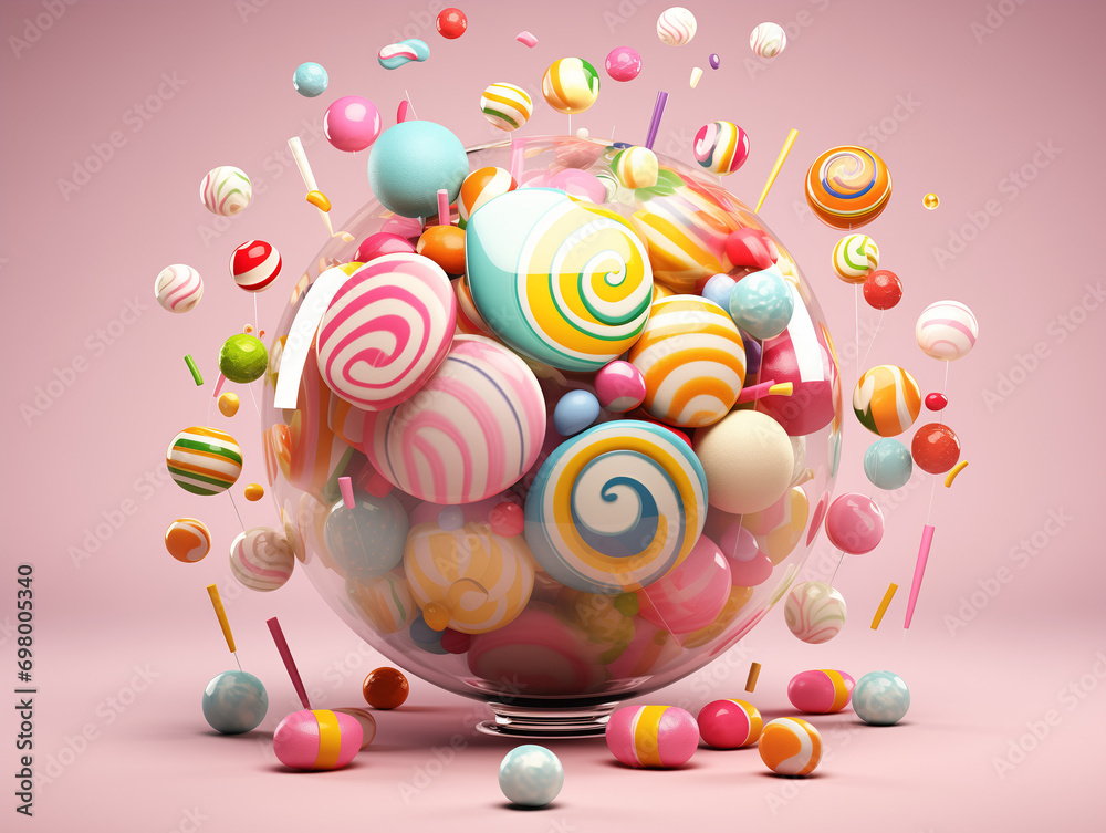 Colorful Candies illustration Colorful Candies illustration