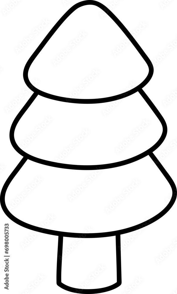 Christmas tree element vector Christmas tree element vector