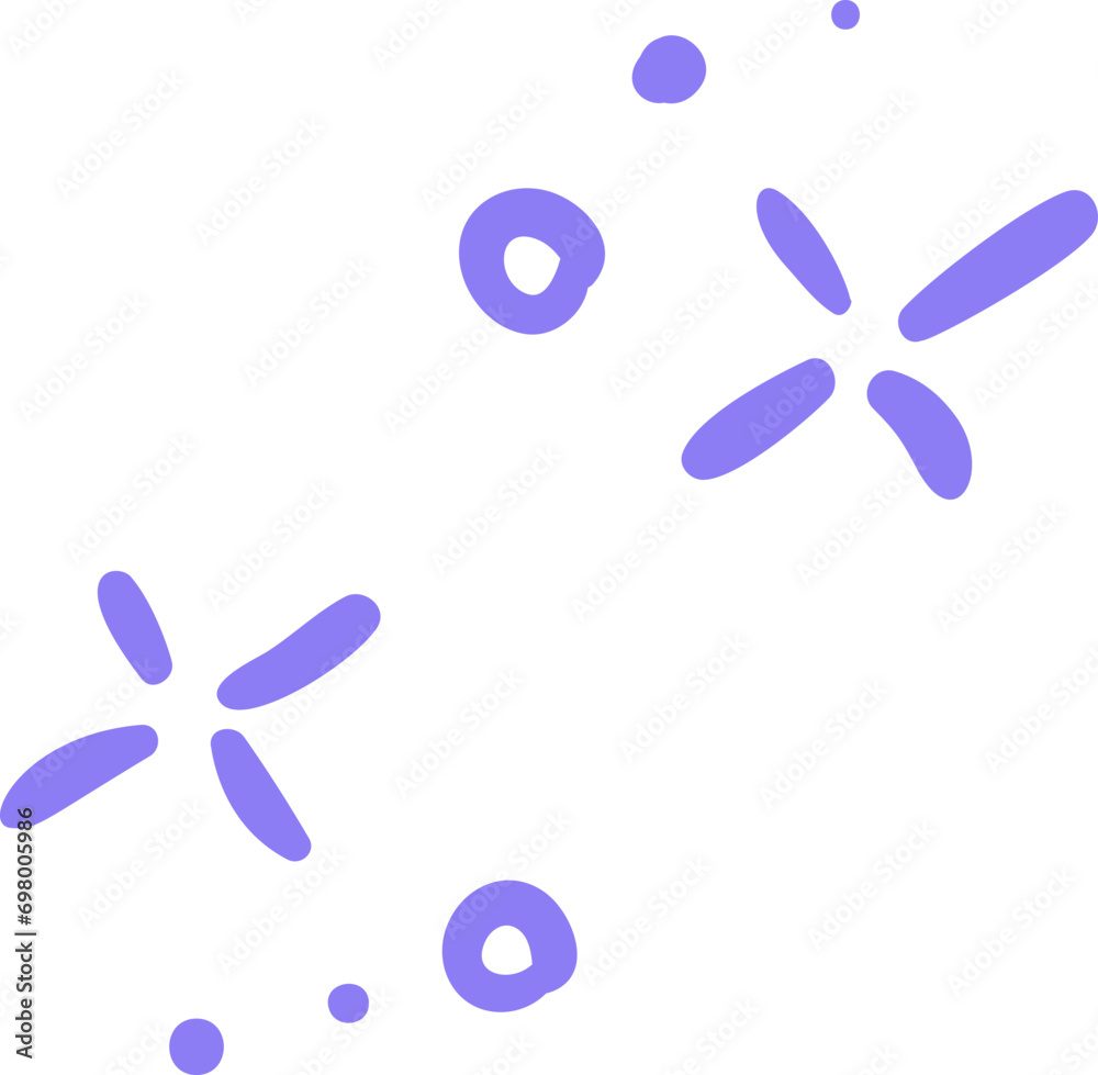 Twinkling stars element vector Twinkling stars element vector