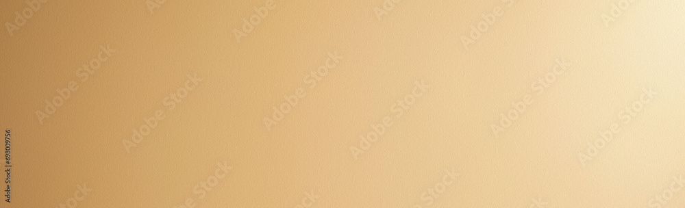 Abstract light beige grainy texture noise pastel background. Elegant background with space for design copy space. Gradient. Web banner. Wide panoramic template. 