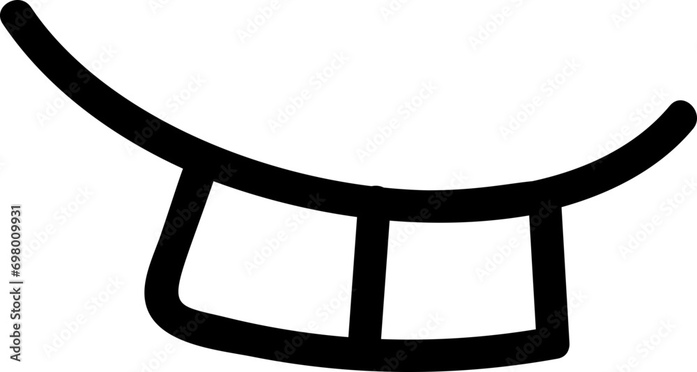 Comic mouth element Comic mouth element