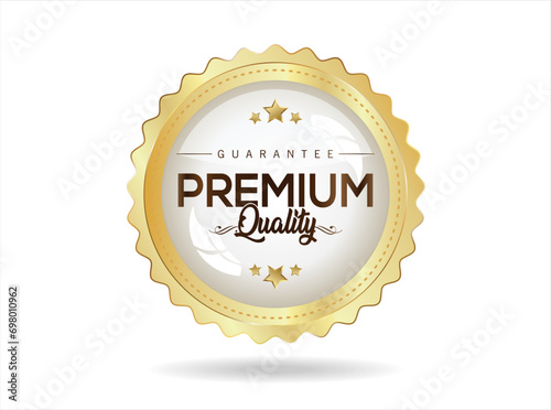 Premium quality  retro design badge vector illustration 