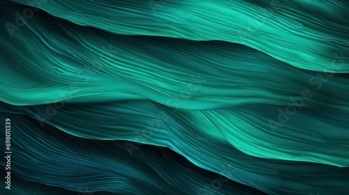 green waves background
