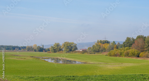countryside with meadows