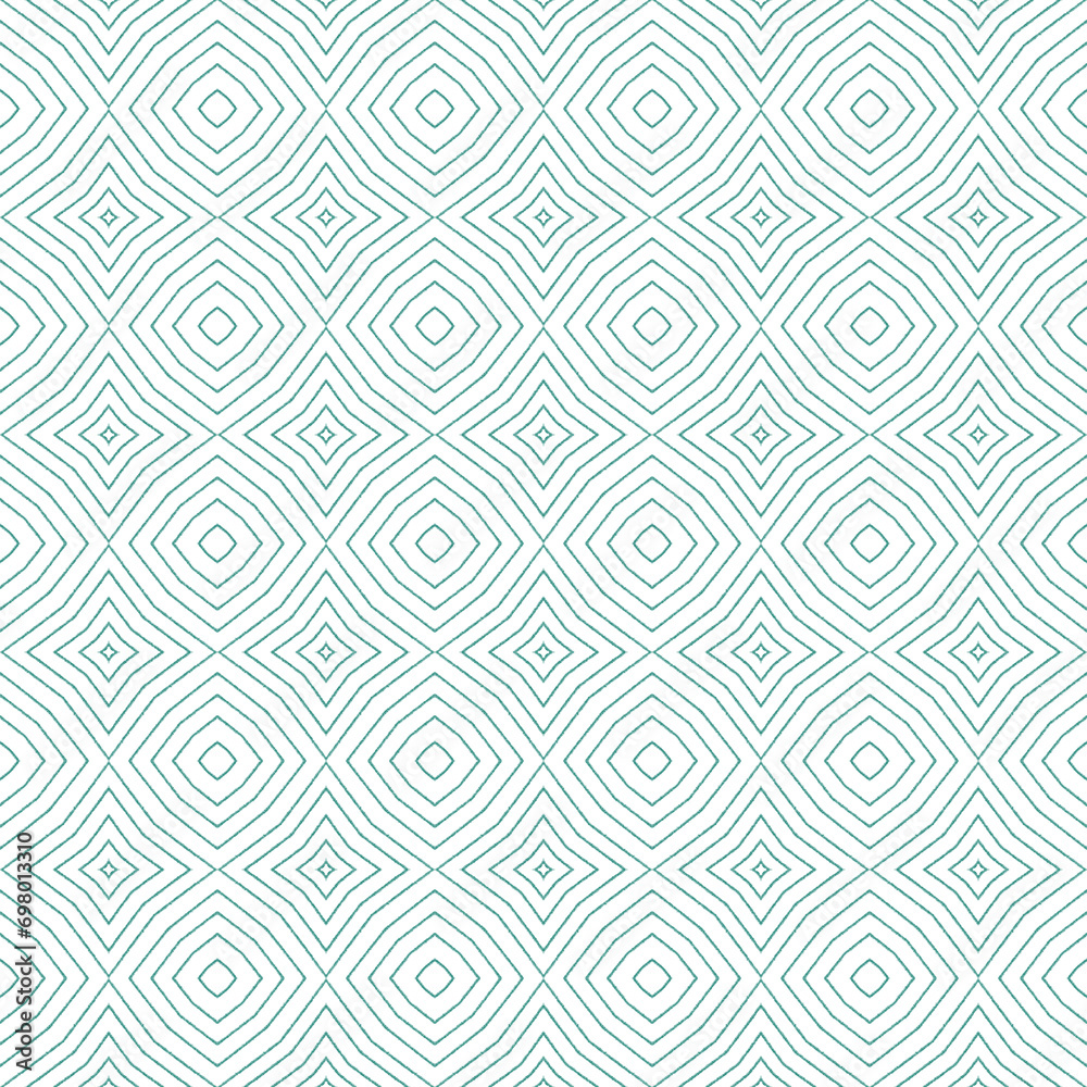 Ethnic hand painted pattern. Turquoise Ethnic hand painted pattern. Turquoise