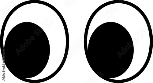 Comic eye illustration