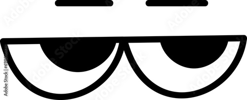Comic eye illustration