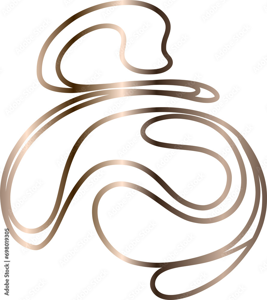Abstract figure drawing gradient design. Abstract figure drawing gradient design.