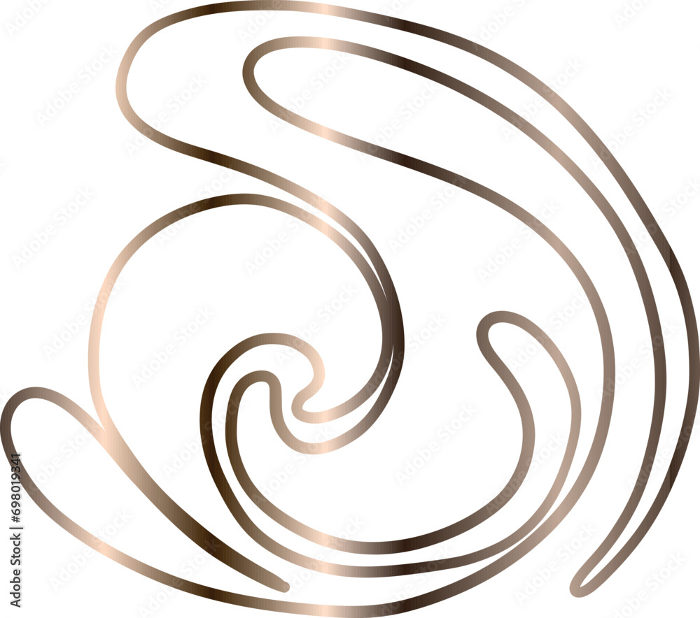 Abstract figure drawing gradient design. Abstract figure drawing gradient design.