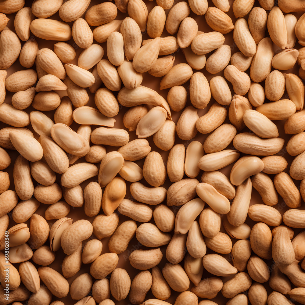 Raw peeled peanuts panoramic view background, PNG, 300 DPI Raw peeled peanuts panoramic view background, PNG, 300 DPI