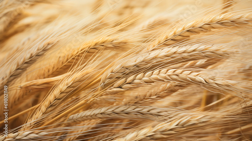 Close-up of fully ripened head of wheat