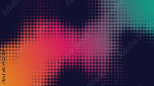 Vibrant, modern halftone gradient background. Chromatic, artistic blend creating a dynamic and smooth color spectrum.