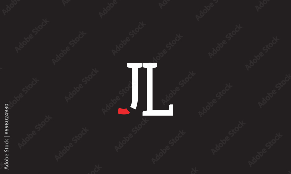JL, LJ , J , L , Abstract Letters Logo Monogram JL, LJ , J , L , Abstract Letters Logo Monogram