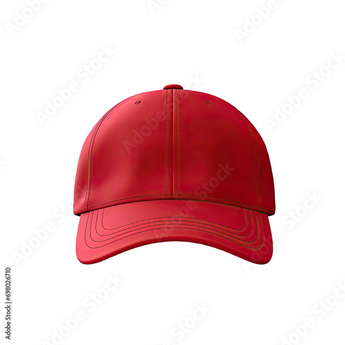 red cap on transparent background