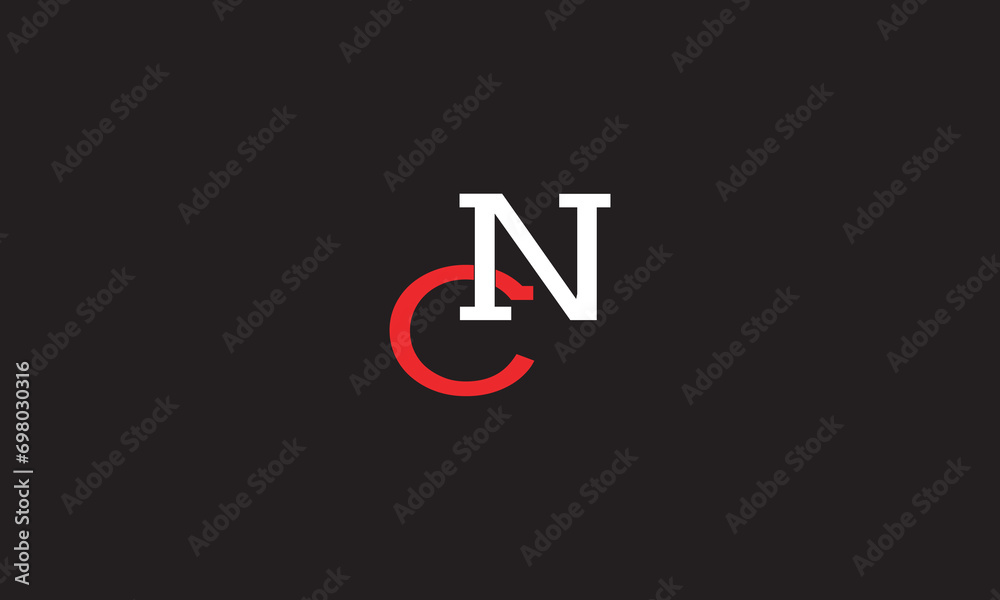 CN, NC, N, C Abstract Letters Logo Monogram	