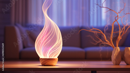 Electric aroma diffuser in the room