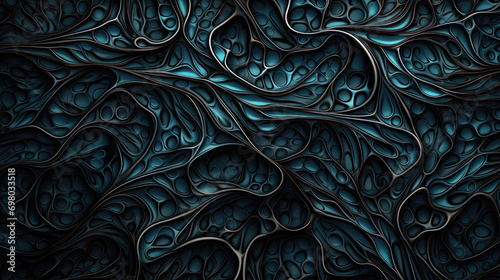 Abstract background and texture in dark cyan and indigo