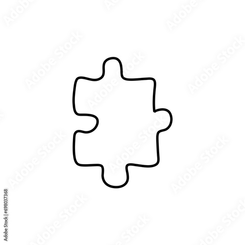 separate jigsaw puzzle piece