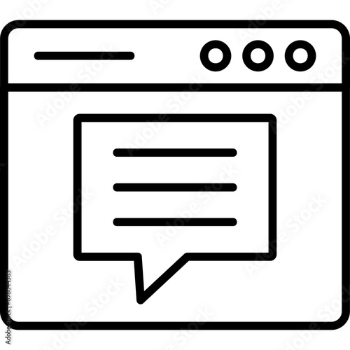 Blog Commenting Icon