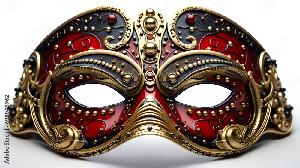 carnival mask isolated on white