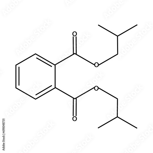 Phthalic acid C8H6O4 structural formula