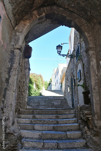 A street in the Lazio town of Terracina, Italy. photo