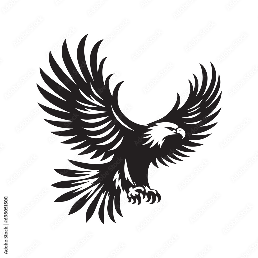 Wings Unfurled: The Powerful Image of a Flying Eagle Silhouette, A Captivating Representation of Nature's Aerial Beauty.
Wings Unfurled: The Powerful Image of a Flying Eagle Silhouette, A Captivating Representation of Nature's Aerial Beauty.
