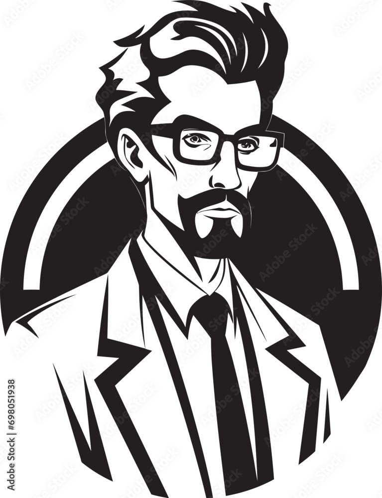 Healthcare Elegance Doctor Icon Design Clinical Confidence Black Vector Doctor Symbol Healthcare Elegance Doctor Icon Design Clinical Confidence Black Vector Doctor Symbol