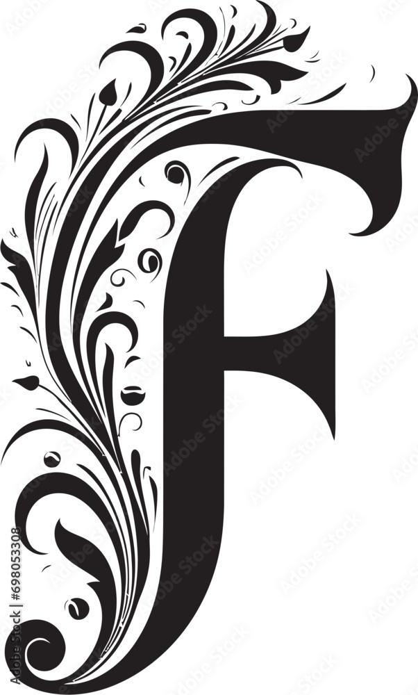 Fanciful Ornaments Whimsical Letter F Vector Flowing Symphony Harmonious Font F Vector Typeface Fanciful Ornaments Whimsical Letter F Vector Flowing Symphony Harmonious Font F Vector Typeface