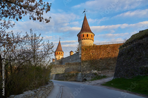 ancient Kamianets-Podilskyi Castle in Ukraine photo