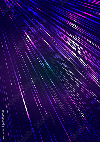 Space geometric backgound trendy gradient color line style. Speed wallpaper for web page, motion graphic, cosmos illustration. Sunburst backdrop. Circular line colorful motion pattern. Vector 10 eps