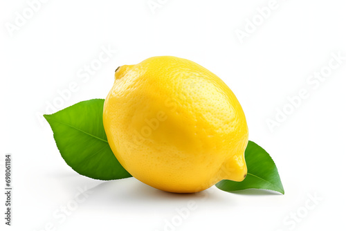 lemon isolated on white. 