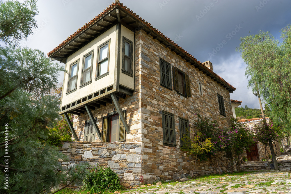 Φωτογραφία The Old Village of Doganbey in Soke District of Aydin Province and Its Stone Houses with Its Authentic Architecture