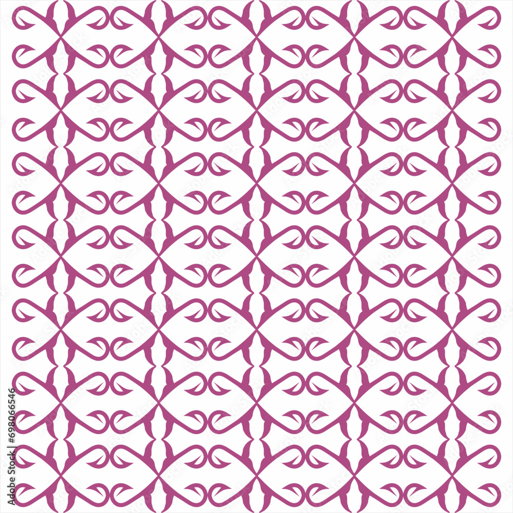Contemporary batik seamless pattern with floral concept.