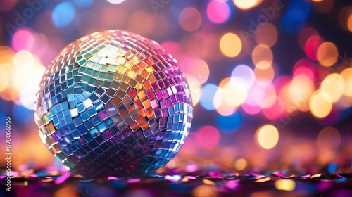 disco ball and lights