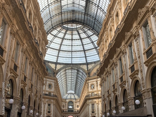 The Galleria Vittorio Emanuele II in Milan  Italy