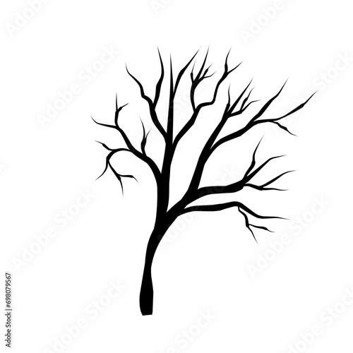 tree branch silhouette vector